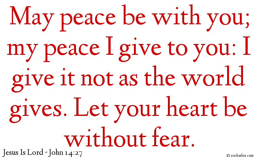 Jesus Gives Peace