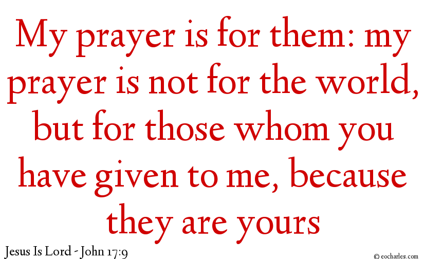 Jesus Only Intercedes For Those Who Are With Him.