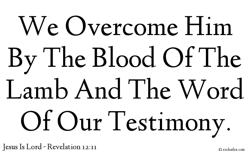 The Blood Of Jesus And Our Witness Of Who He Is
