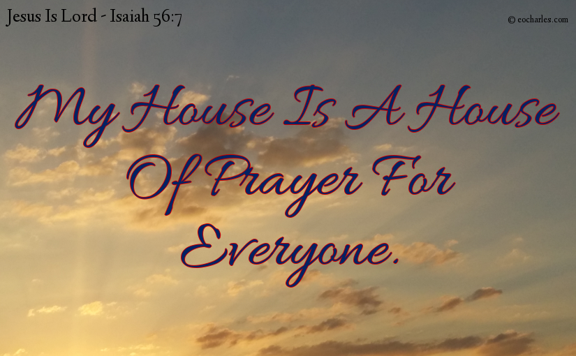 A house of prayer for everyone