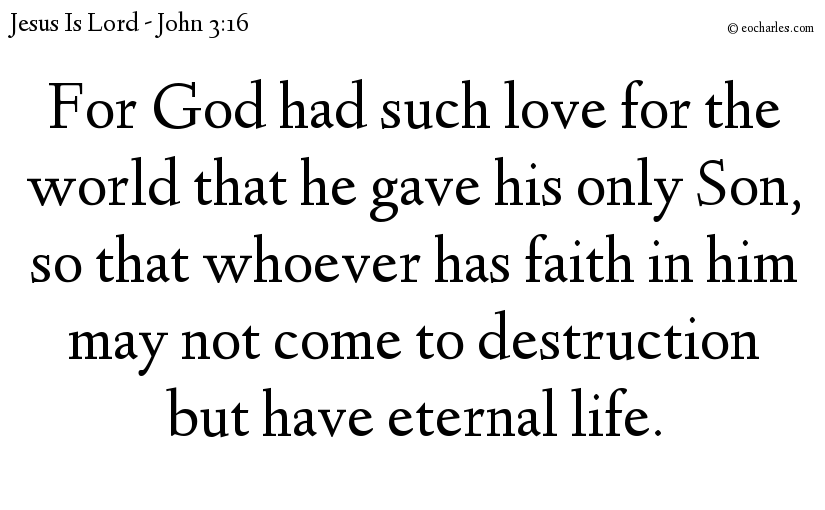 John 3:16 This Is How God Loves‏