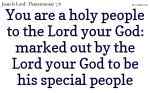 You are God's chosen people