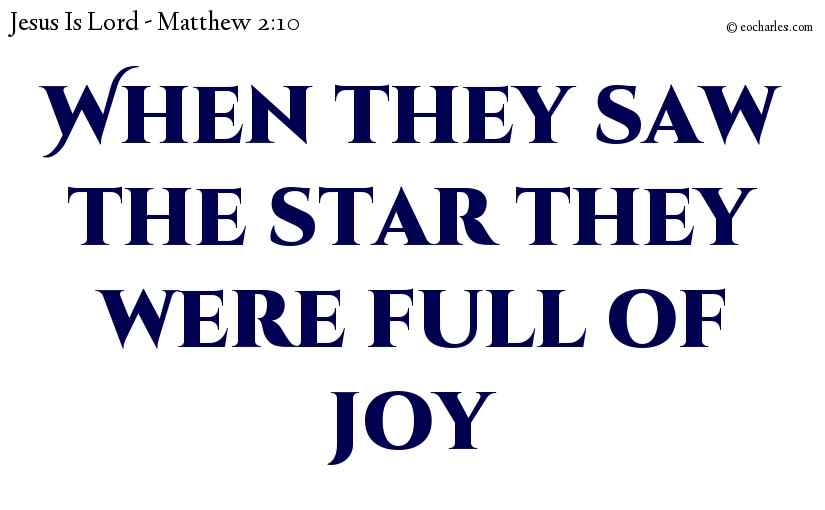 Find Jesus, and be filled with joy.