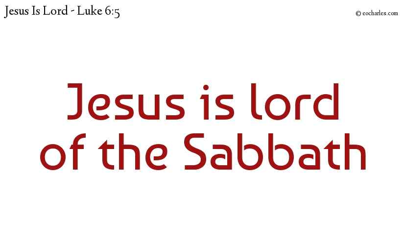 Lord of the Sabbath