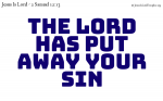 Confess and repent, so the Lord may put away your sin
