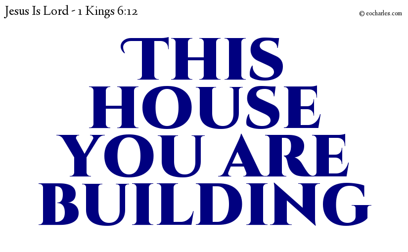 This house you are building
