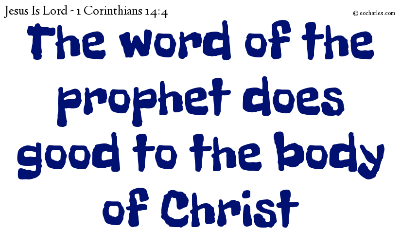 Prophecy and speaking in tongues