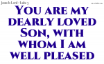 You are my dearly loved Son