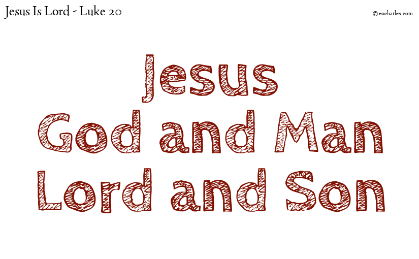 Jesus: God and Man; Lord and Son