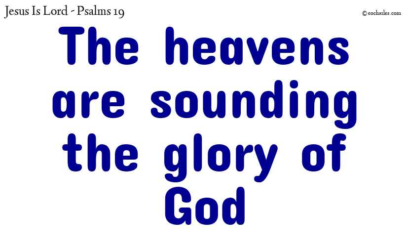 The glory of God