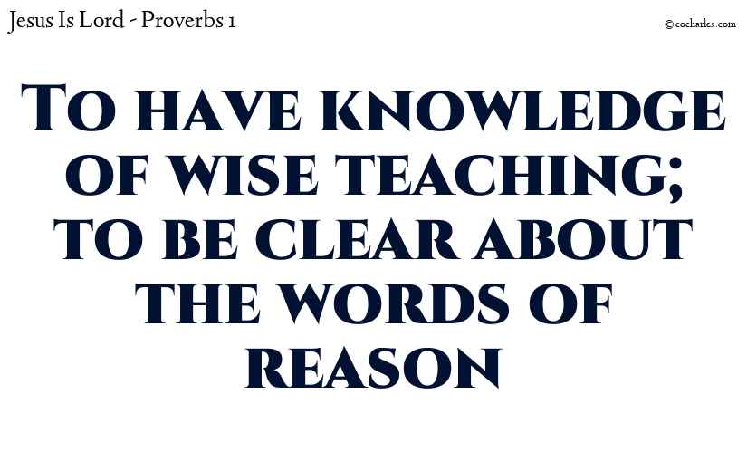 The knowledge of wisdom