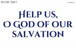 God of our salvation