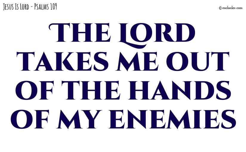 The LORD saves me
