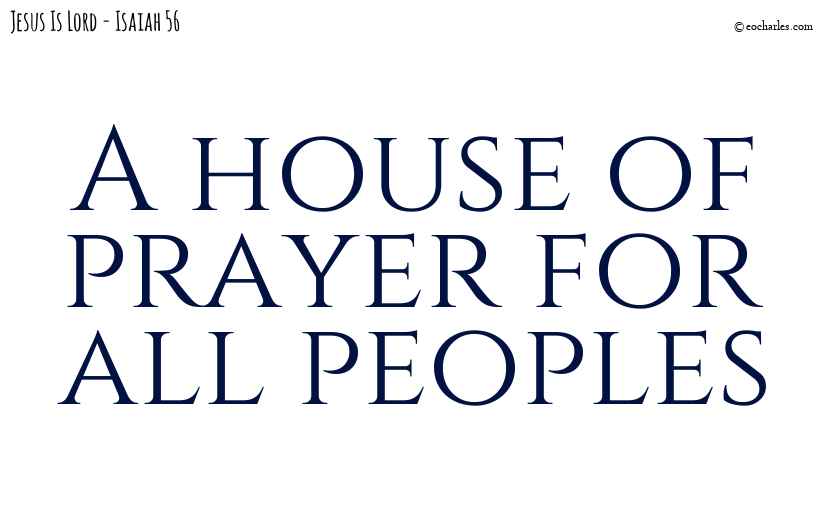 A house of prayer for all peoples