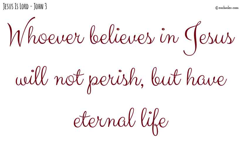 Believe in Jesus