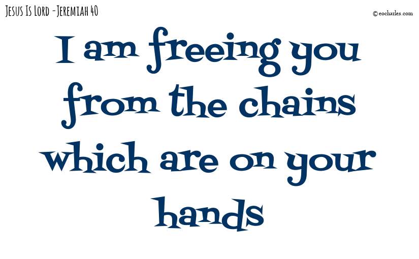 I am freeing you