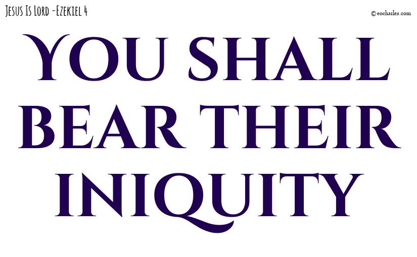 You shall bear their iniquity