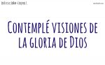 Visiones de la gloria de Dios